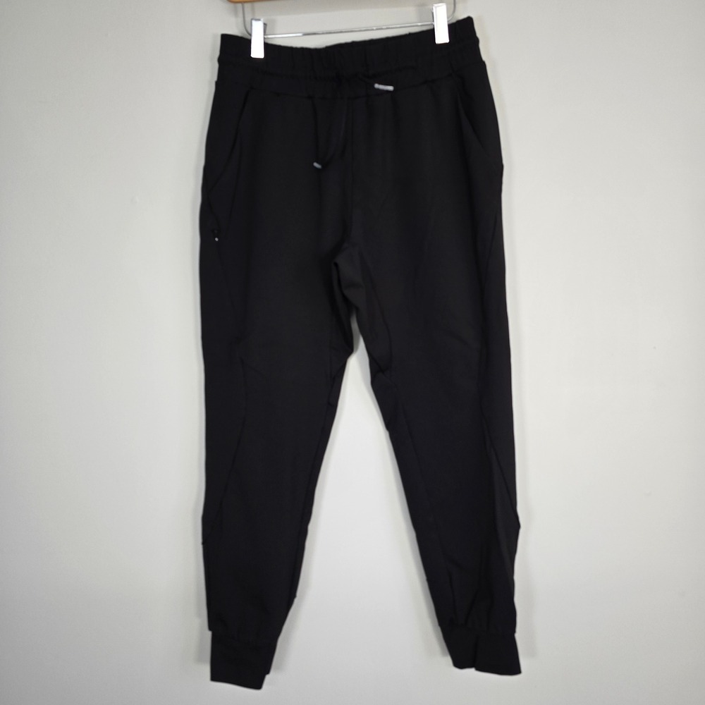 BYLT Basics Joggers Men Medium Black Zipper Pocket Athleisure Minimalist